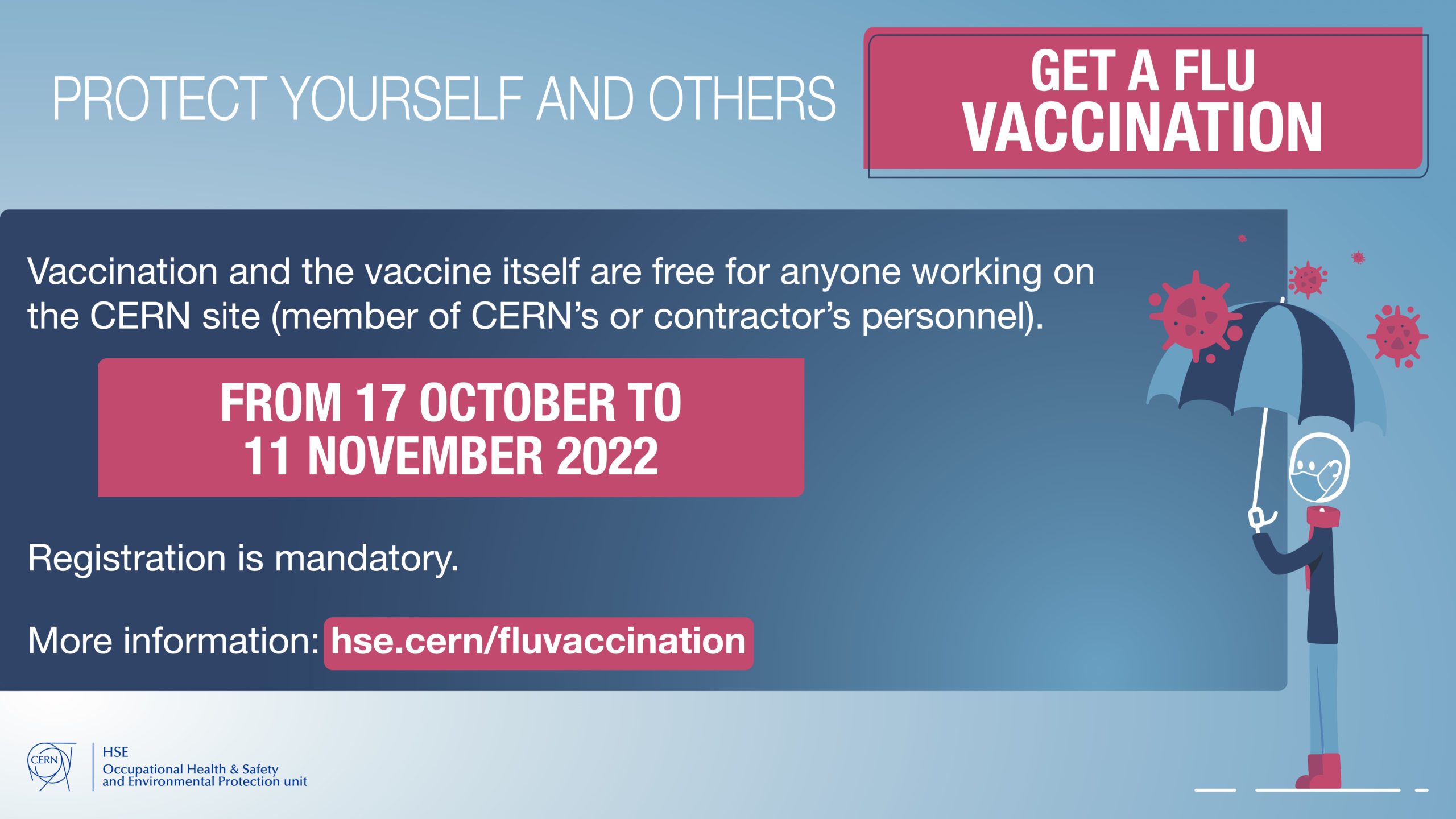 Affiche A3 de la campagne Vaccination contre la grippe