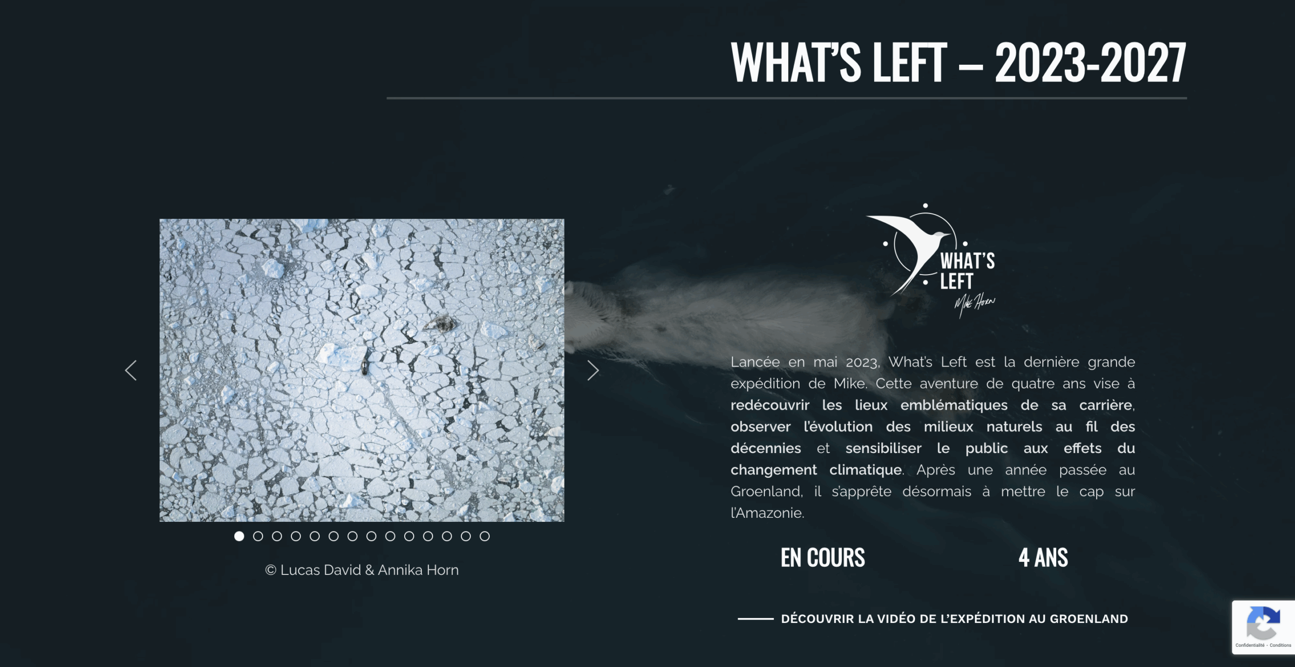 Site web de Mike Horn